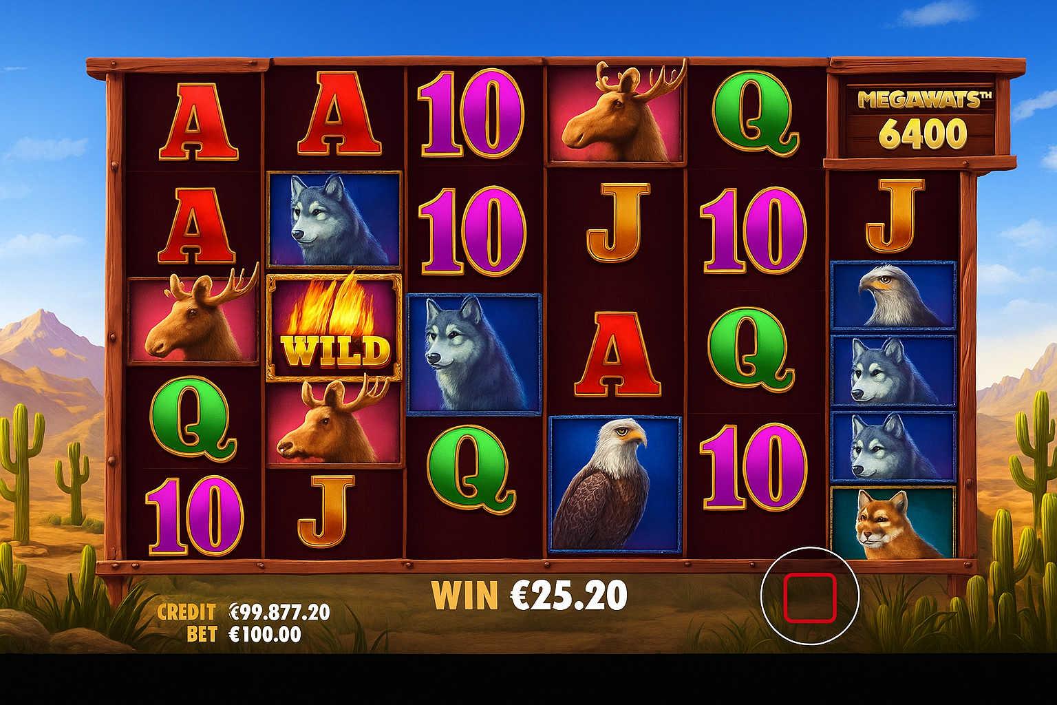 Buffalo King Megaways gameplay